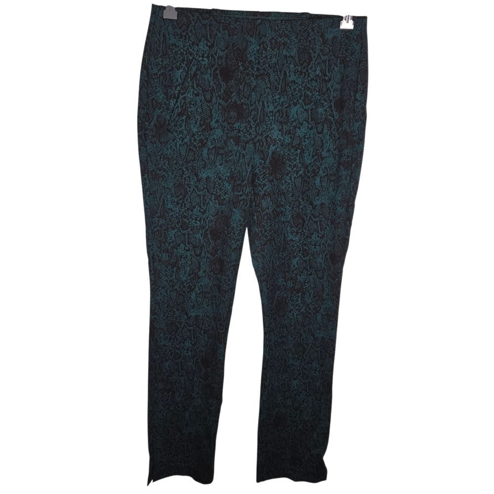 Chico's NWOT Jasper Opulent Python Juliet 360 Side Vent Ankle Pants, size 00 (2)